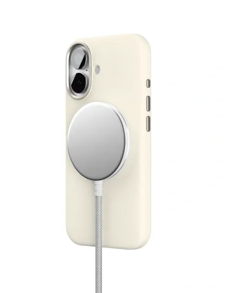 Чехол защитный VLP Aster Pro Case с MagSafe для iPhone 17, белый